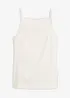 Singlet av finribbet, økologisk bomull, bonprix