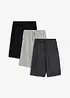 Sweat bermudashorts med økologisk bomull (3-pack), bonprix