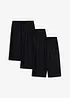 Jersey-bermudashorts i 100% økologisk bomull (3-pack), bonprix