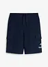 Sweat bermudashorts i cargomodell og 100% økologisk bomull, bonprix