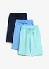 Jersey-bermudashorts i 100% økologisk bomull (3-pack), bonprix