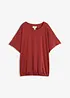 Oversized topp i myk viskosemiks, bonprix