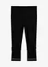 Caprileggings med glitter (2-pack), bonprix