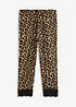 Caprileggings med blonder, bonprix