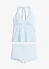 Halterneck-tankini med panty-bikinibukse (2-delt sett), bonprix