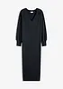 Oversized strikkekjole i midilengde, bonprix