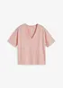 Oversized topp av ren økologisk bomull, bonprix
