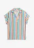 Kortermet bluse i viskosemiks, bonprix
