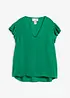 Bluse med volanger, bonprix