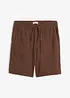 Slip on-bermudashorts av musselin, bonprix