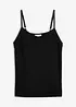 Singlet i lett lyocellmiks med spagettistropper, bonprix