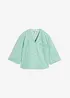 Stripete bluse i 100% bomull, bonprix