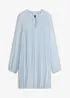 Minikjole i lett chiffon med plisséfolder, bonprix