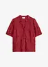 Kortermet bluse i 100% bomull, bonprix