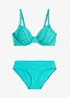 Bøyle-bikini av strukturmateriale (2-delt sett), bonprix