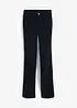 High Waist-slengbukse i kordfløyel med stretch og komfortlinning, bonprix