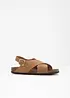 Sandaler i skinn, bonprix