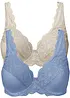 Spile-BH med nydelige blonder (2-pack), bonprix