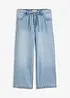 Wide Leg-Jeans, cropped, bonprix