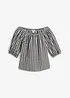 Off shoulder-bluse i 100% bomull, bonprix