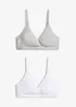 Amme-BH uten spiler med økologisk bomull (2-pack), bonprix