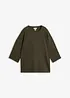 Oversized topp i økologisk bomullsmiks, bonprix
