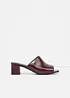 Slip-in sandaler med blokkhæl, bonprix