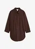 Oversized skjorte i bomull med 3/4-lange ermer, bonprix