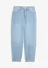 Barrel jeans, High Waist, økologisk bomull, bonprix