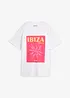 Oversized topp i 100% økologisk bomull, bonprix