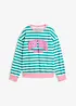 Oversized sweatshirt i 100% bomull, bonprix