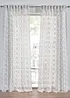 Gardin med etset mønster (1-pack), bonprix