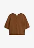 Finstrikket cardigan i fin viskosemiks, bonprix