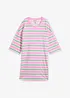 Oversized, lang topp i 100% økologisk bomull, bonprix