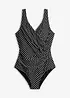 Medium shape badedrakt i omslagsstil, bonprix