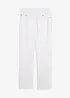 Treggings av twill i elastisk bomullsmiks, bonprix