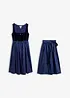 Dirndl med fløyel i midi-lengde (2-delt sett), bonprix