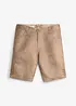 Shorts i imitert skinn og tyrolerstil, bonprix