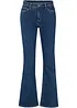 Bootcut jeans mid waist, økologisk bomull, bonprix