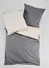 Vendbart sengesett i percale, bonprix