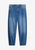 Barrel Jeans Mid Waist cropped, bonprix