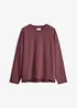 Oversized sweatshirt av viskosemiks, bonprix