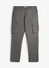 Classic fit-cargobukse med elastisk linning, straight, bonprix