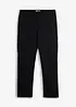 Classic fit-cargobukse med elastisk linning, straight, bonprix