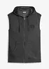 Hettevest i vasket look og 100% bomull, bonprix