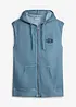 Hettevest i vasket look og 100% bomull, bonprix