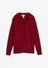 Finstrikket cardigan i myk ullmiks, bonprix