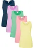 Lang topp i 100% bomull (5-pack), bonprix