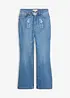 Bootcut-jeans i oktoberfeststil, Mid waist med broderi, bonprix