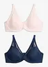 Spile-BH med mesh (2-pack), bonprix